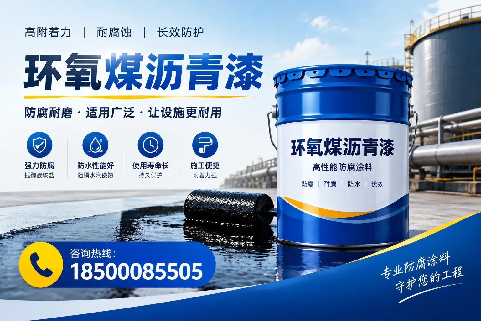 环氧煤沥青漆与其他涂料的对比分析,助力绥芬河企业决策